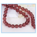 Round beads crystal glass wedding decore beads in china